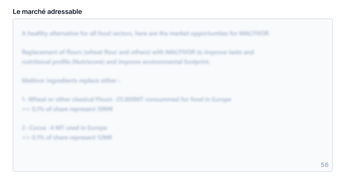 Marché adressable Marché adressable