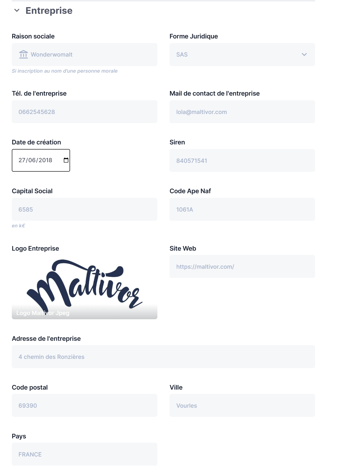 Entreprise Entreprise