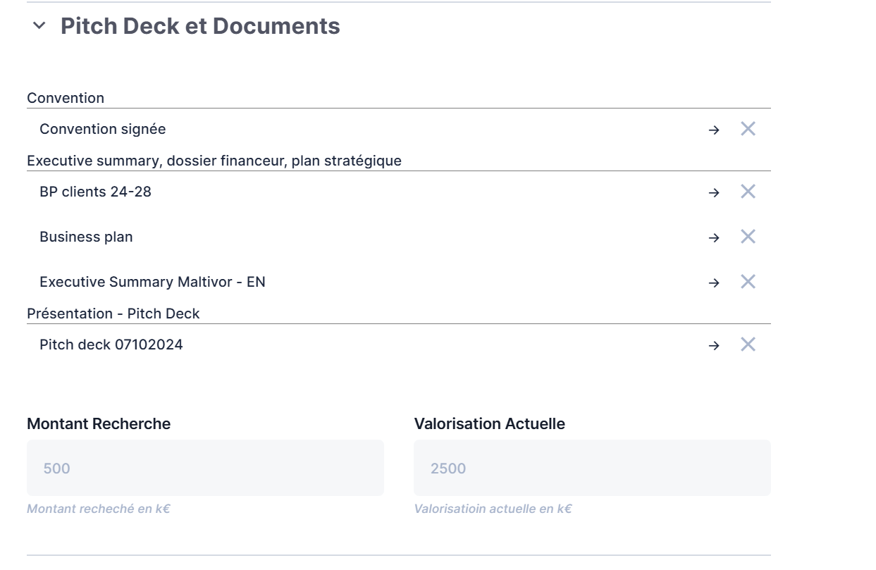 Pitch Deck & documents Pitch Deck & documents